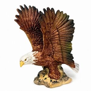 VTG David Grossman Design American Bald Eagle Figurine Soaring Bird of Prey 4"